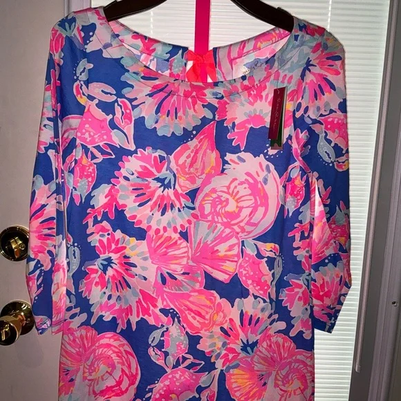 Lilly Pulitzer NWT Noelle Dress Navy Bayside Stripe Size S - Picture 8 of 16